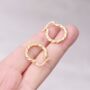 Gold 20mm Twisted Rope Hoop Earrings, thumbnail 1 of 7