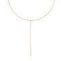 Dainty 14 K Gold Chain Drop Choker Necklace, thumbnail 2 of 6