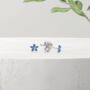 Tiny Forget Me Not Stud Earrings In Sterling Silver, thumbnail 3 of 12