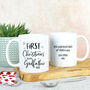 Personalised 'First Christmas As My Godfather' Mug, thumbnail 1 of 3