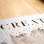 Inspirational 'Create Your Reality' Papercut Wall Art, thumbnail 2 of 10