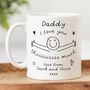 Personalised Mug 'Dad Love You This Much', thumbnail 1 of 4