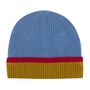 Luxury Beanie Hat In Wool And Cashmere In Multi Colours, thumbnail 2 of 5