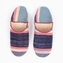 Ladies Striped Babouche Slippers, thumbnail 1 of 3