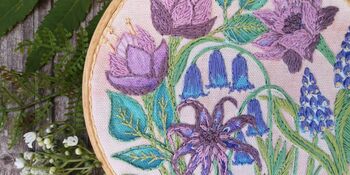 Bluebells Embroidery Kit, 8 of 11