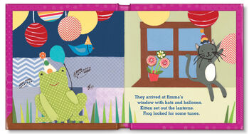 Baby's First Birthday For Girls Personalised Book, 7 of 11