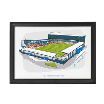 Personalised York Community Stadium Print, 3 of 6