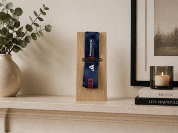 London Marathon Solid Oak Medal Display Stand, 3 of 5