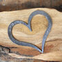 11th Anniversary Personalised Steel Heart Sculpture, thumbnail 10 of 11