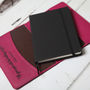 Personalised Luxury Leather Refillable Notebook, thumbnail 11 of 12