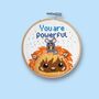 You Are Powerful Cross Stitch Kit, thumbnail 1 of 12