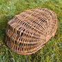 Set Of Two Natural Willow Wicker Garden Trug Baskets, thumbnail 4 of 7