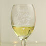 Personalised Mother Of The Bride Flute Glass, thumbnail 3 of 3