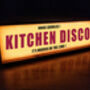 Kitchen Disco Personalised Lightbox, thumbnail 3 of 4