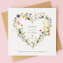 Personalised Wildflower Engagement Card, thumbnail 1 of 4