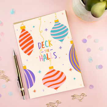 Deck The Halls | Christmas Card | Holiday | Seasonal, 2 of 3