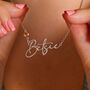 Personalised Name And Gemstone Necklace Gift, thumbnail 2 of 6