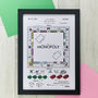 Framed Monopoly Coloured Patent Art Print, thumbnail 5 of 7