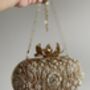 Roselyn Gold Floral Clutch, thumbnail 3 of 6