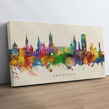 Aberdeen Cityscape Skyline Print, 10 of 12