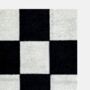 Checkerboard Doormat In Jet Black, thumbnail 2 of 4