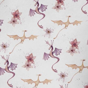 Dragon Fantasy Gift Wrapping Paper Roll Or Folded, 3 of 3