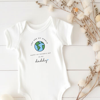 First Father’s Day Baby Outfit Bodysuit Gift, 3 of 6