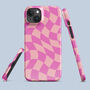 Crazy Check Multiple Colour Options Snap Phone Case For iPhone And Samsung, thumbnail 5 of 11