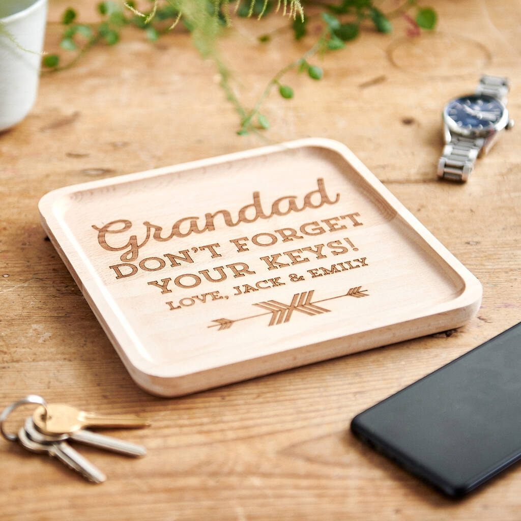 Personalised Grandad's Key Bowl By Sunday's Daughter