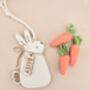 Set Of Four Personalised Wooden Easter Tree Decorations, thumbnail 4 of 7