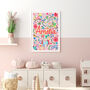 Light Pink Unicorn Name Print Set, thumbnail 5 of 12