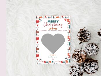 Personalised Christmas Scratch Card, 3 of 7