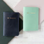 Personalised Couples Honeymoon Leather Passport Covers, thumbnail 2 of 7