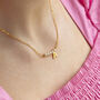 Asymmetric Pearl Bar Initial Necklace, thumbnail 5 of 10