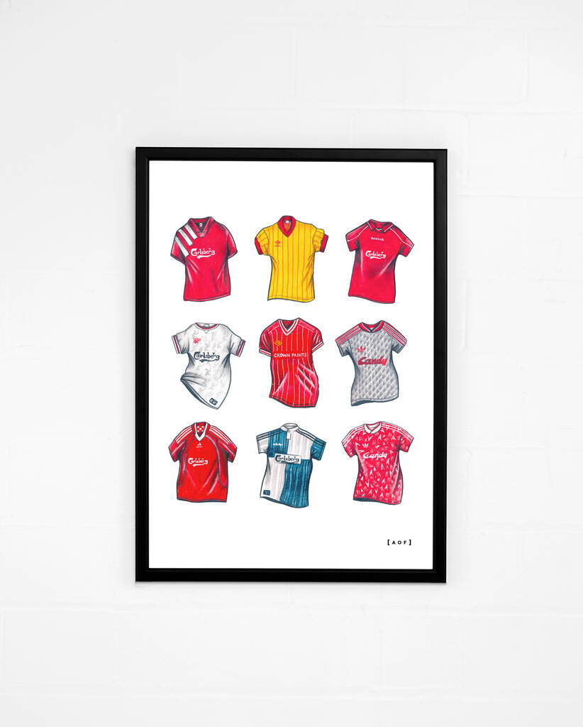 L F C Classics Print By Art Of Football | notonthehighstreet.com