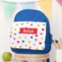 Personalised Back To School Patterned Rucksack, thumbnail 8 of 8