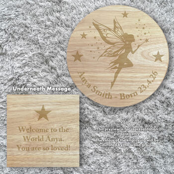 Personalised Wooden Fairy Toddler Step Stool, 9 of 9