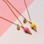 Best Friend Ice Cream Necklace Gift, thumbnail 4 of 4