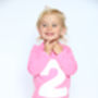 Kids Number Tshirt, I Am Two, Birthday Top, Numbers Top, thumbnail 3 of 5