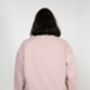 Women's Breastfeeding Pink Embroidered Sweatshirt, thumbnail 4 of 4
