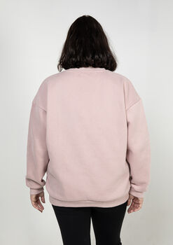 Women's Breastfeeding Pink Embroidered Sweatshirt, 4 of 4