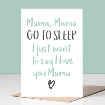 Love You Mama Mother's Day Card, 3 of 3