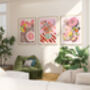 Vase Of Clementines Wall Art | Hand Painted Fruit Print, thumbnail 10 of 13