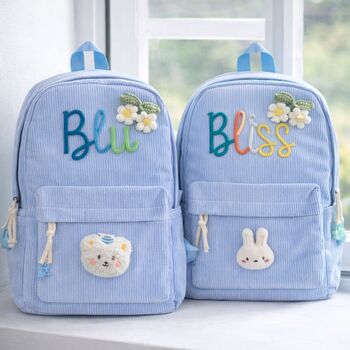 Personalised Custom Crotchet Childrens Backpack, 6 of 7