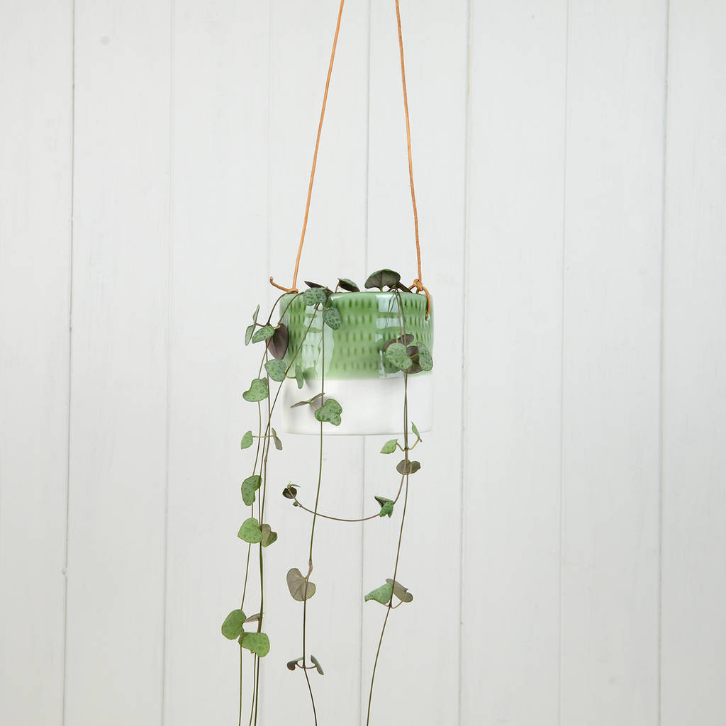 Hanging Ceramic Planter By Home & Glory