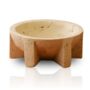 Hand Carved Travertine Decorative Bowl, thumbnail 2 of 2