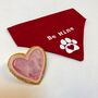 Valentines 'Be Mine' Bandana For Girl Or Boy Dogs, thumbnail 2 of 5