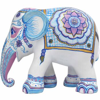 Passage To India Hand Painted 10cm Limited Elephant, 3 of 12