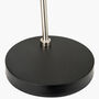 Black And Brushed Silver Metal Table Lamp, thumbnail 6 of 8