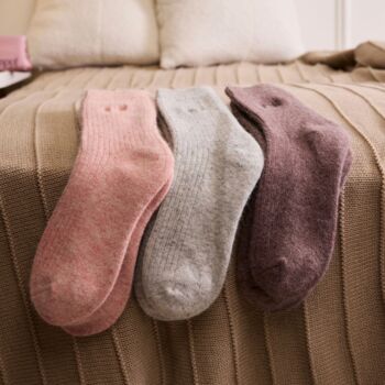 Soft Merino Wool Blend Socks, 2 of 7